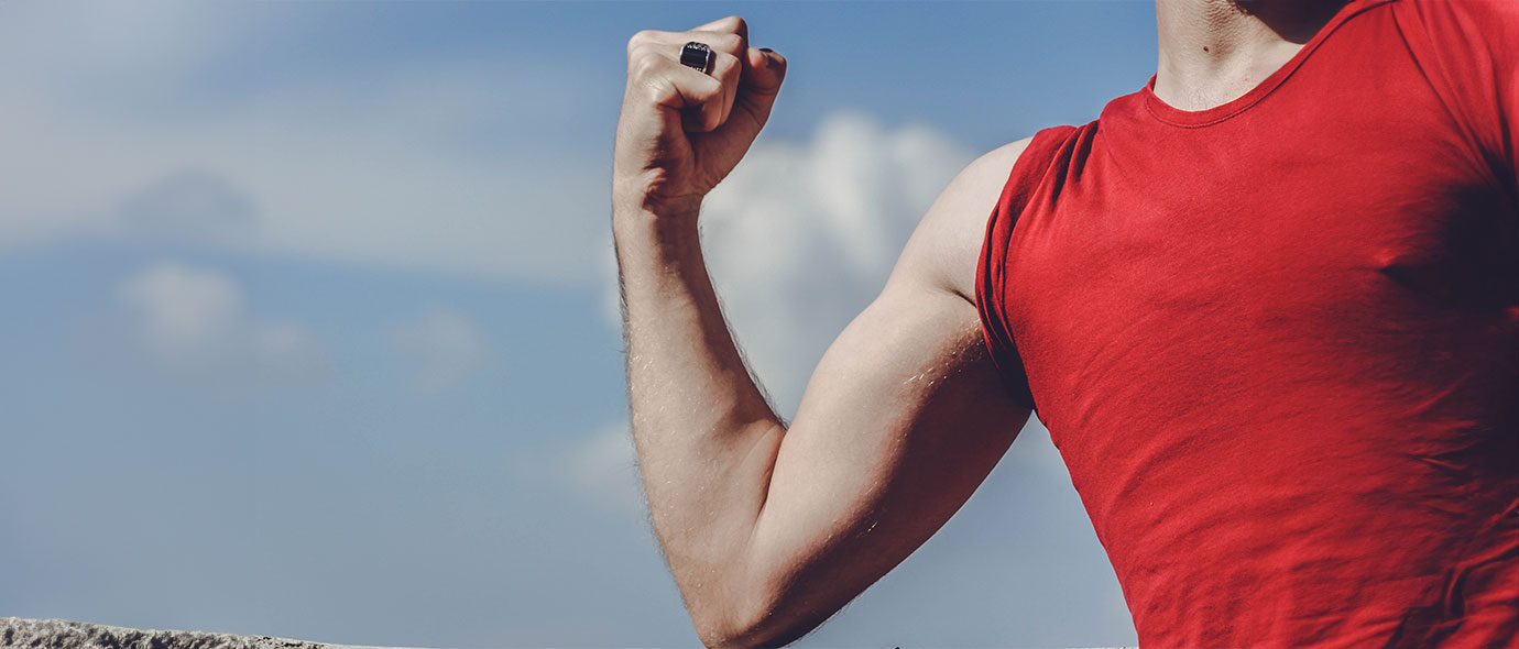 Para andar sin manga larga